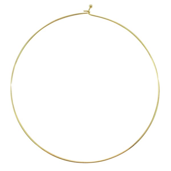 Halsring i mässing, 14 cm Halsring i mässing, 14 cm