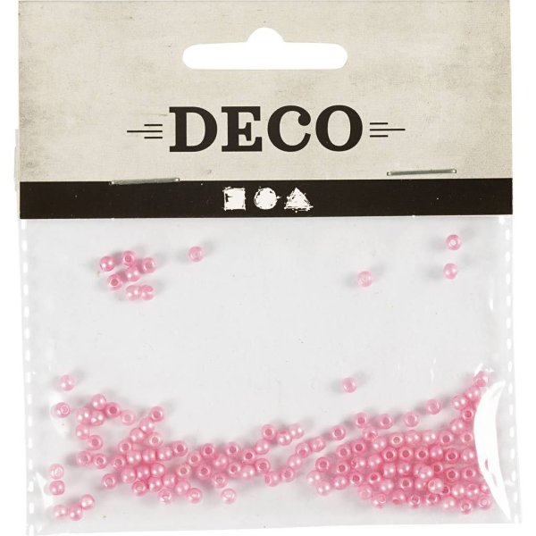 Vaxpärlor 3 mm Rosa 150 st Vaxpärlor 3 mm Rosa 150 st