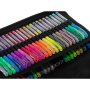 Gelpenner i etui, 120 stk. med 120 refiller