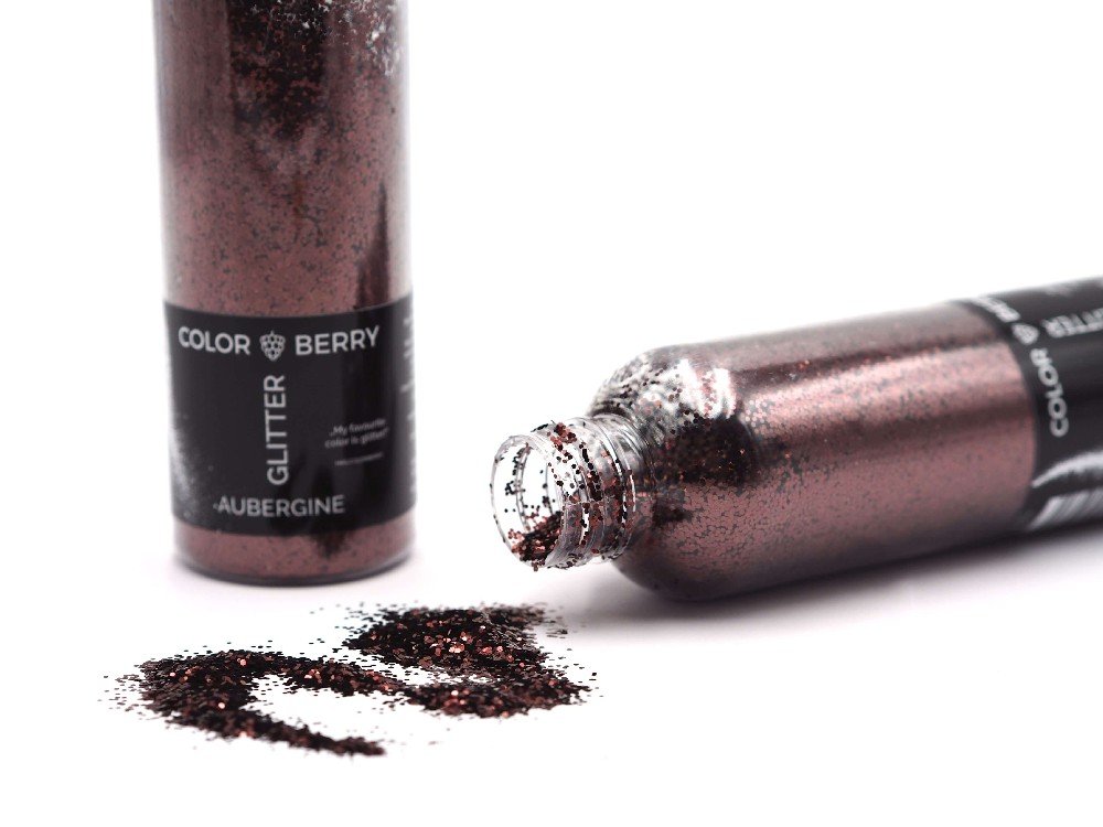 Glitter Dusty til harpiks - Aubergine Chunky - Harpiks, Støbning, Støbning, Hobbymateriale, Håndværk