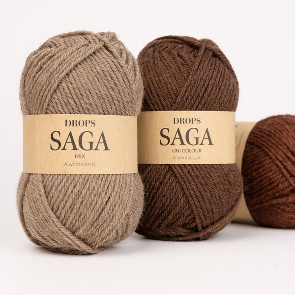 Garn DROPS Saga 100% ull - 50 g Garn DROPS Saga 100% ull - 50 g