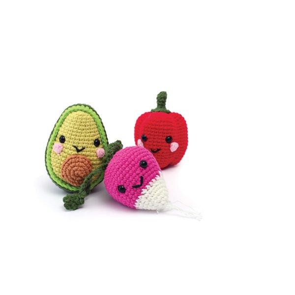 Amigurumi-kit med gr�nsaker