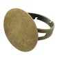Ring med platta 20 mm i brons Ring med platta 20 mm i brons