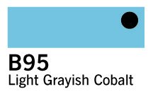 Copic Sketch - B95 - Light Grayish Cobalt - Copic Sketch, Copic-penne, Markers, Penne, Penne, kridt & tusch