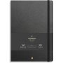 Burde Notebook Deluxe - B5 Linjerad - Black