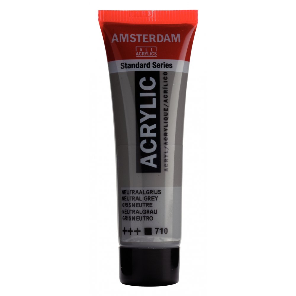 Akrylmaling Amsterdam 20 ml - Neutral Grey - Akrylfarver, Kunstnerfarver