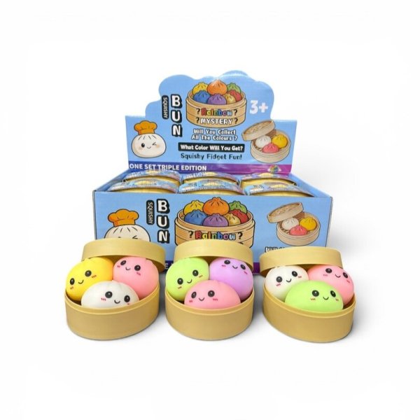 Mystery Squishy Dumpling Triple Edition - 3-pak Mystery Squishy Dumpling Triple Edition - 3-pak