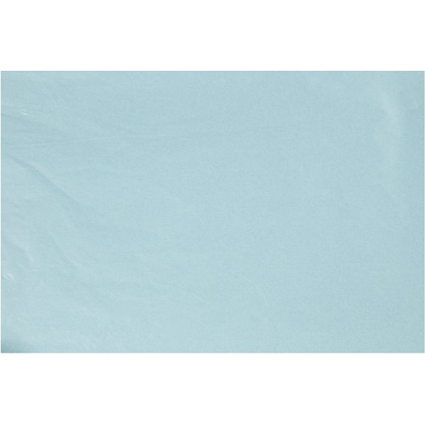 Silkespapper - ljusblå - 50 x 70 cm - 14 g -25 ark Silkespapper - ljusblå - 50 x 70 cm - 14 g -25 ark