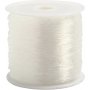 Elastisk smyckestrd - 0,5 mm - rund - 100 m