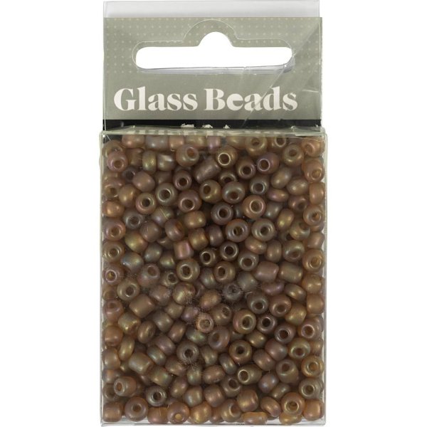 Rocaillepärlor 4 mm Light Beige Center 25 g Rocaillepärlor 4 mm Light Beige Center 25 g