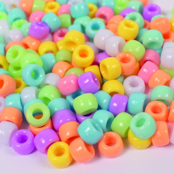 Kongop�rlor pastell � 9 mm 1000 st