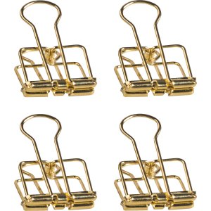 Guldkl�mmor f�r st�ngning och dekoration 8-pack