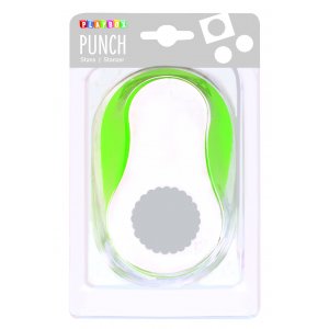 Stans cirkel uddkant 5 cm - Gr�n/vit