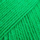DROPS Flora Uni Colour garn - 50g - Papegojgrn