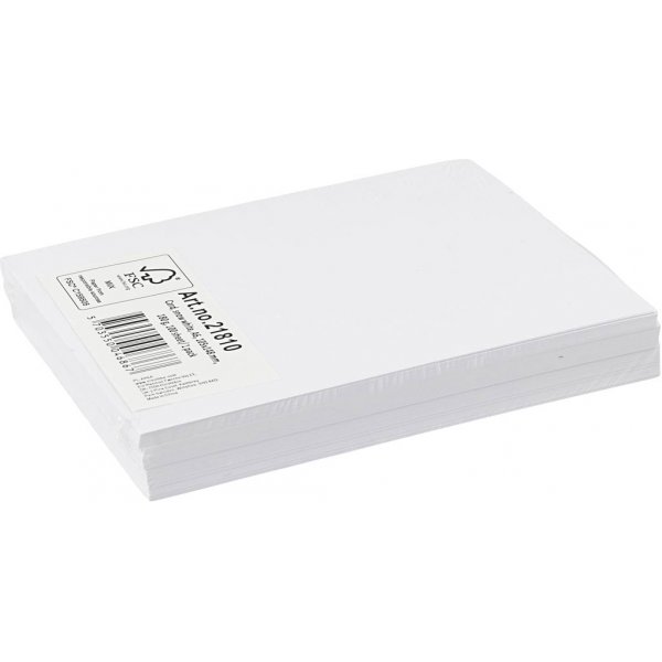 Färgad Kartong - vit - A6 - 180 g - 100 ark Färgad Kartong - vit - A6 - 180 g - 100 ark