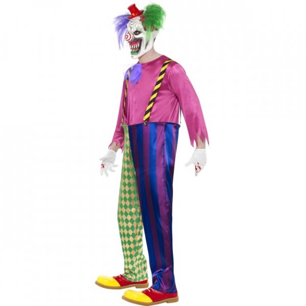 F�rgglad m�rdarclown maskeraddr�kt - Large