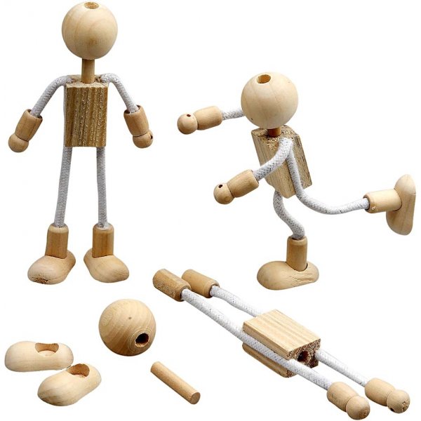 Flexi-figurer - 4 st Flexi-figurer - 4 st