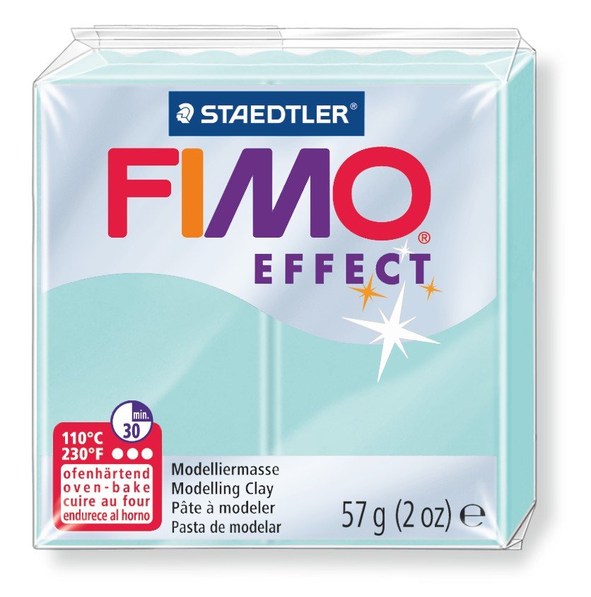 Modellervoks Fimo Effekt 57 g - Mintgrøn - Fimolera, Modellere, Hobbyartikler til børn, Hobbymateriale, Håndværk