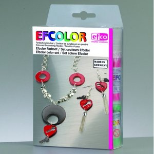 Efcolor farvesæt - 10 x 10 ml