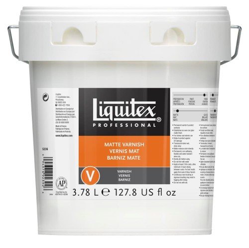 Liquitex Lak 3,78 liter - Mat - Akryl lak, Hobbylack, Fernis og kunstner medier til kunstmaling