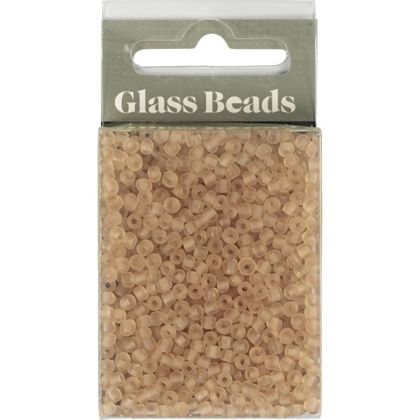 Rocaillepärlor 3 mm Peach Center 25 g Rocaillepärlor 3 mm Peach Center 25 g