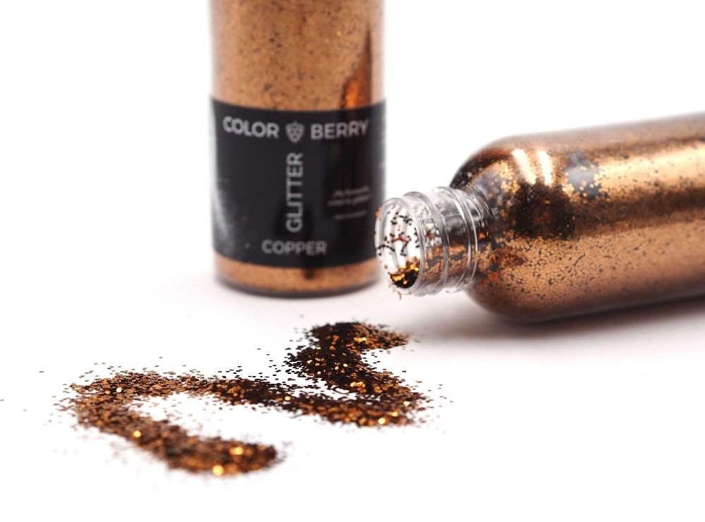 Glitter Dusty til harpiks - Copper Chunky - Harpiks, Støbning, Støbning, Hobbymateriale, Håndværk