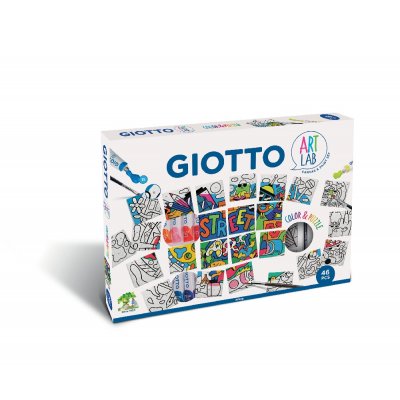 Giotto Art Lab - Frg och pussel 46 delar