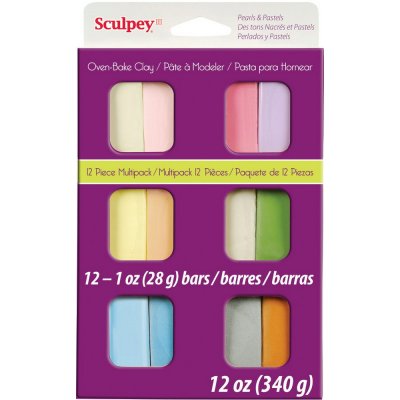 Sculpey Leire Multipack 28g - Pastell