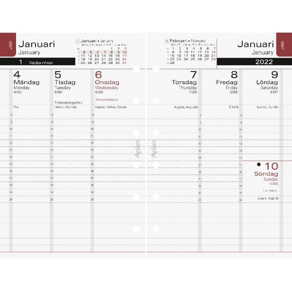 Aplan Pocket Executive Refill 18M