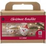 Mini DIY Kit Julgranskulor - Jultomte och ngel