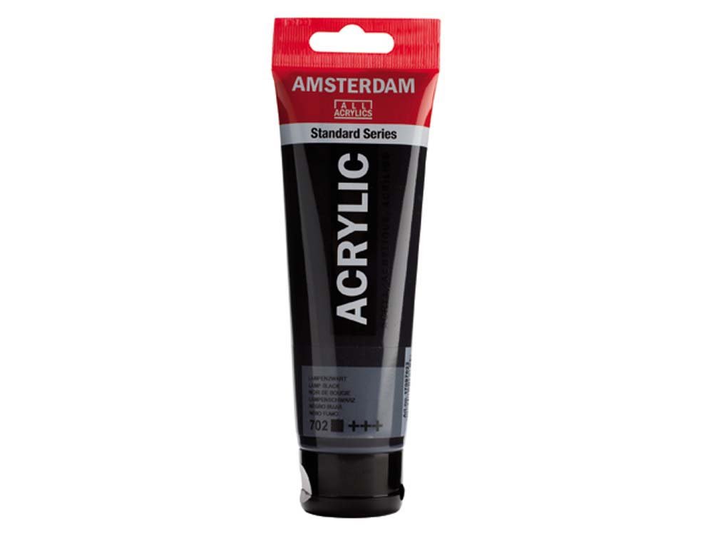 Amsterdam Akrylmaling120 ml - Lampesort - Akrylfarver, Kunstnerfarver