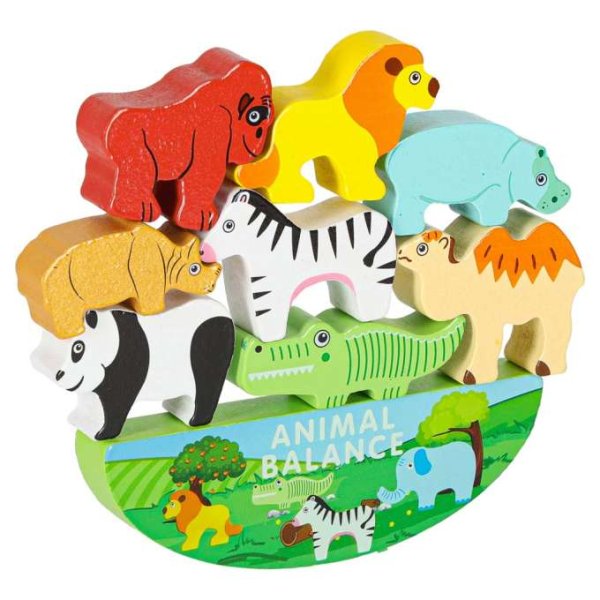 Balansspel Safari Djur Tr� 12 x 1,5 x 4 cm