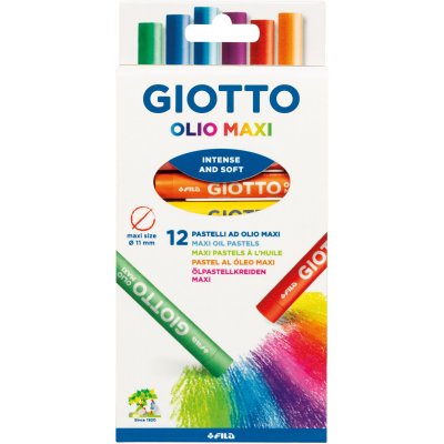 Kridt Giotto Olio Maxi 11 mm - 12-pak