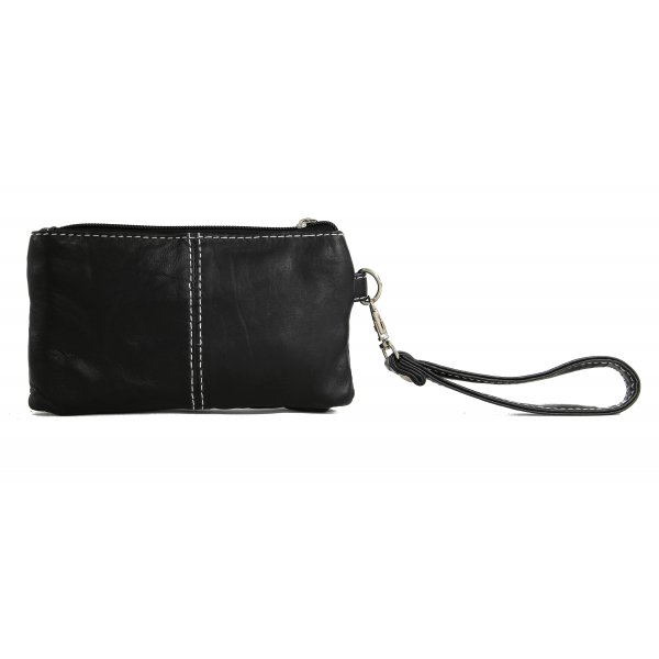 Opbevaringstaske i lammeskind - Sort Opbevaringstaske i lammeskind - Sort