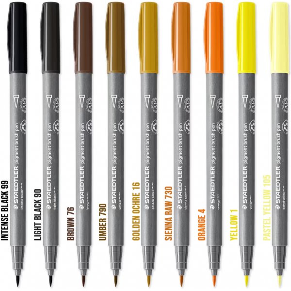 Staedtler Pigment Brush Pen Staedtler Pigment Brush Pen