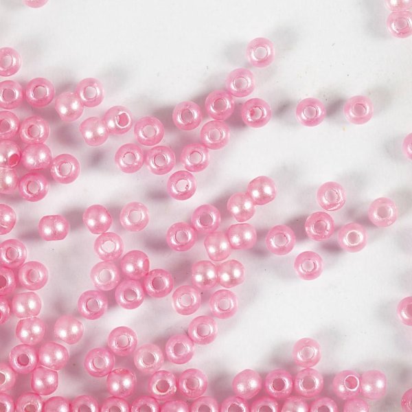 Vaxpärlor 3 mm Rosa 150 st Vaxpärlor 3 mm Rosa 150 st