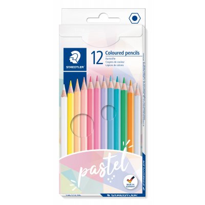 Fargeblyanter Pastell - 12 blyanter