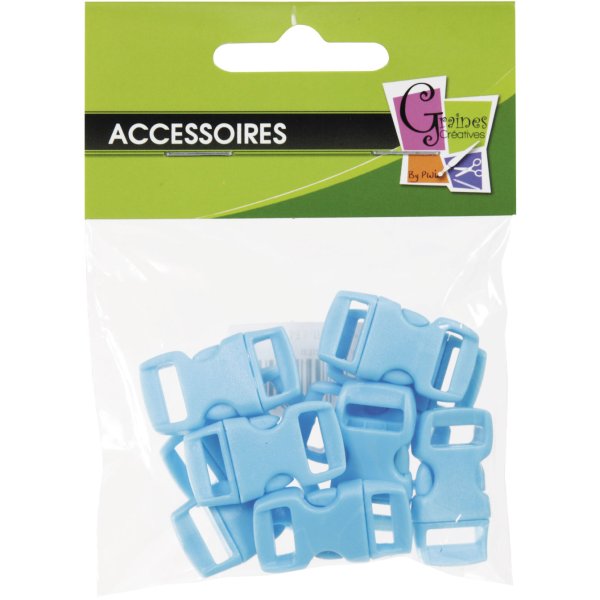 Plastklämmor blå 10 mm, 10-pack Plastklämmor blå 10 mm, 10-pack