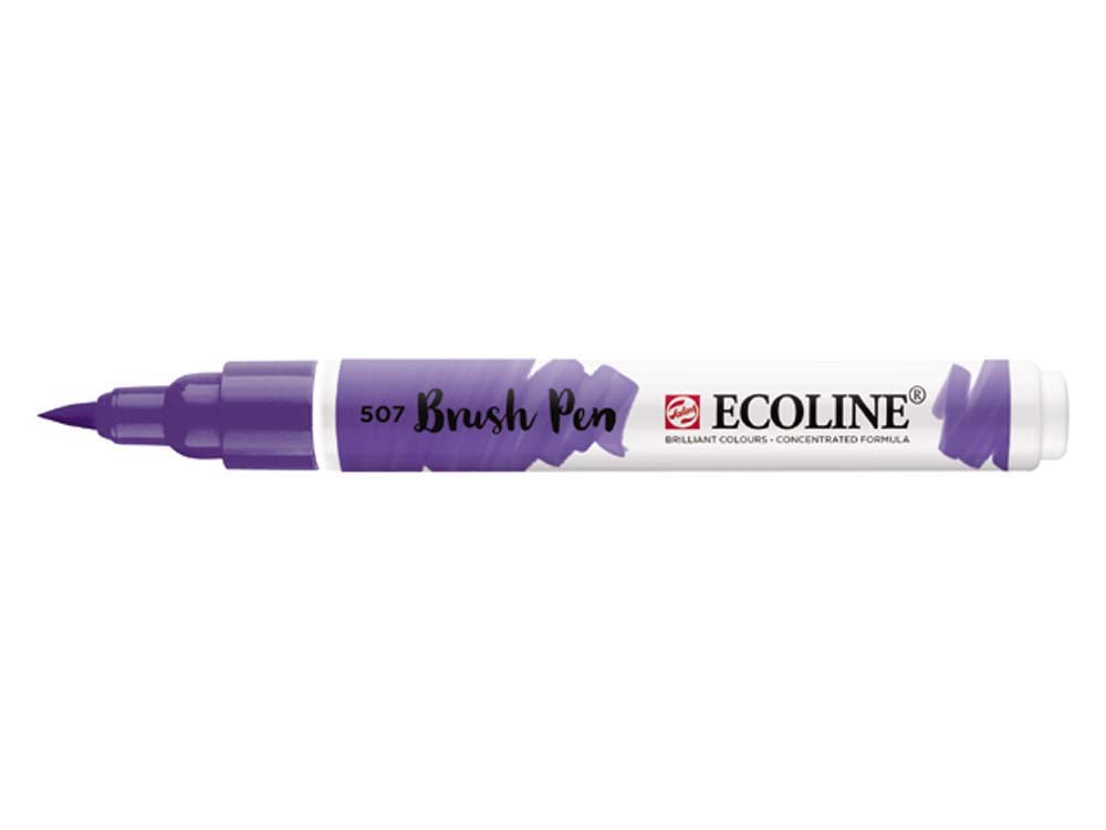 Ecoline Brushpen - Ultramarine Violet - Fiberpenne, Penne, Penne, kridt & tusch
