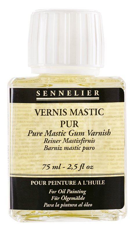 Fernis Sennelier 75 ml - Pure mastic gum varnish - Akrylmedier, Malermedium, Fernis og kunstner medier til kunstmaling