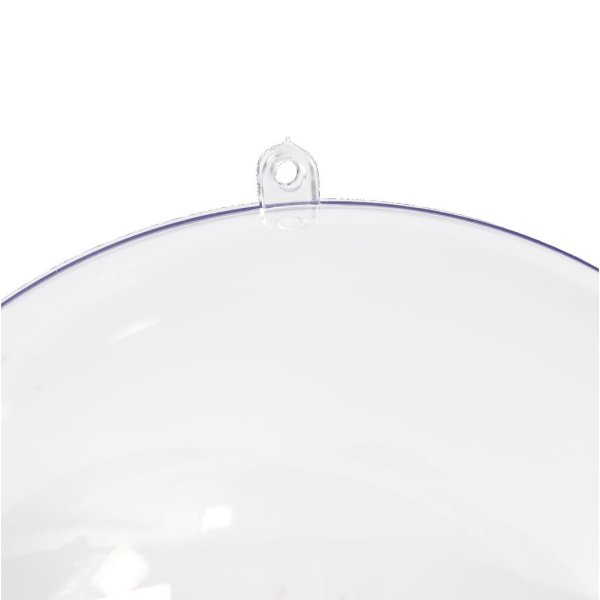 Dekorationskula tvådelad 15,6 cm Transparent - 1 st Dekorationskula tvådelad 15,6 cm Transparent - 1 st