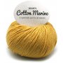 DROPS Cotton Merino Uni Colour garn - 50g - Senapsgul (15)