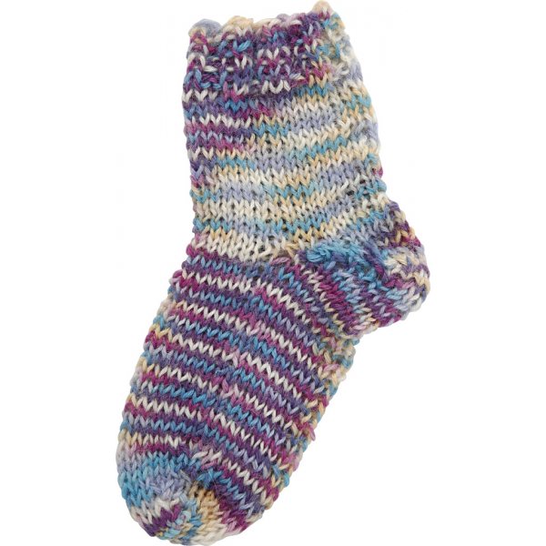 Strumpgarn - lila/rosa harmoni - 50 g Strumpgarn - lila/rosa harmoni - 50 g