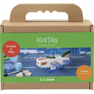 Mini DIY Kit Måla & Bygga Flygplan Blå/Grön Harmoni 1 st Mini DIY Kit Måla & Bygga Flygplan Blå/Grön Harmoni 1 st