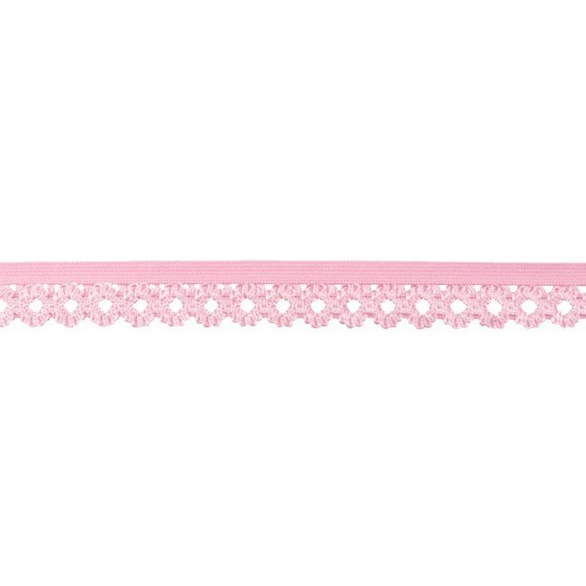 Blonder - Elastisk, bred - rosa - Blonde, Bånd & pyntebånd, Tekstilbånd og snorer
