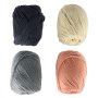 Garnnystanset 4 x 50 g 61 m Klassiska färger - Virkpaket Garnnystanset 4 x 50 g 61 m Klassiska färger - Virkpaket