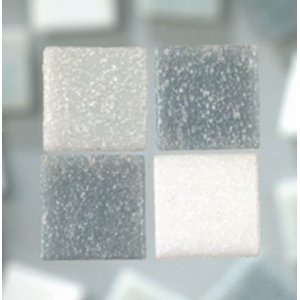 MosaixPro - glasmosaik 10 x 10 mm - gr mix 1.000 g ~ 1,500 st.