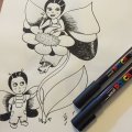 Kundebilde Posca Marker PC-1MR 0,7 mm Ultra Fine - Svart