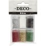 Glitter - mixade frger - 6 x 5 g