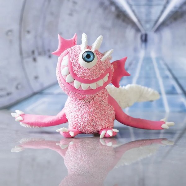 Mini DIY Kit Modellera, ljusrosa, Monster Sally Mini DIY Kit Modellera, ljusrosa, Monster Sally